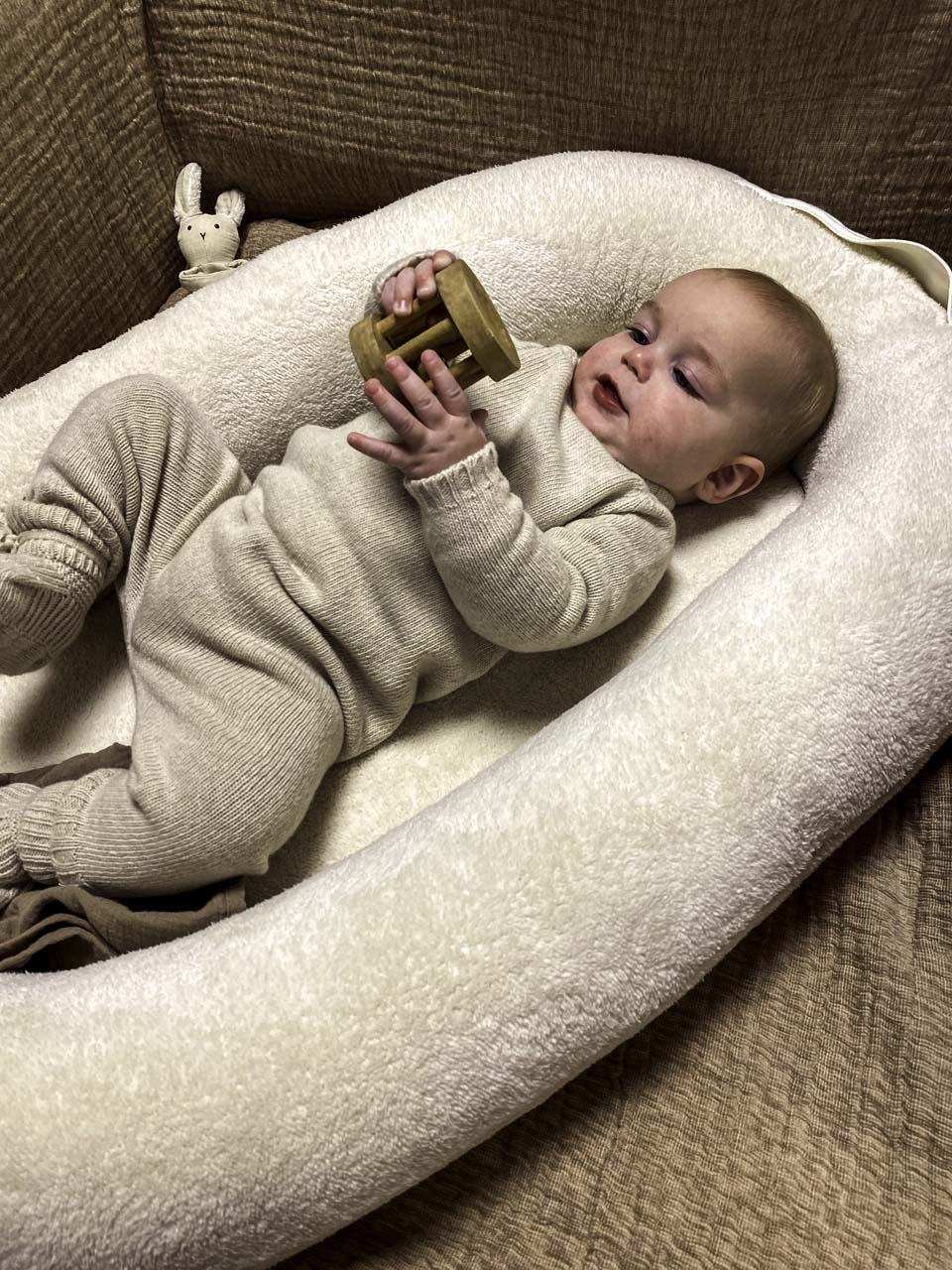 Babynest Malmo pebble
