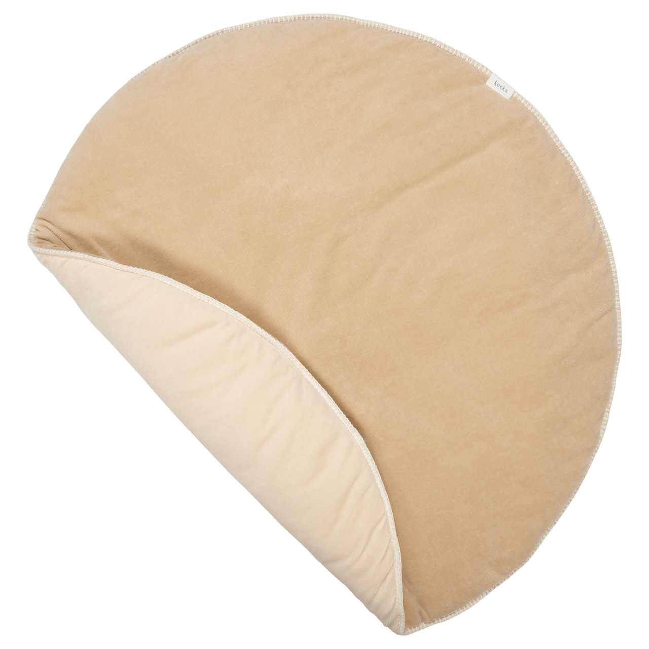 Boxkleed Rond Oddi grain/warm white