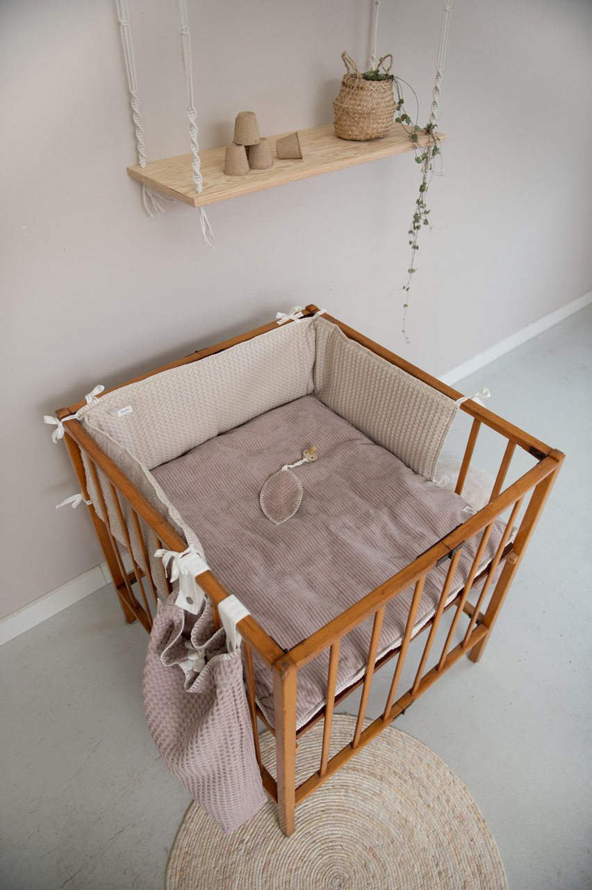 Play pen - / Cot bumper Amsterdam sand