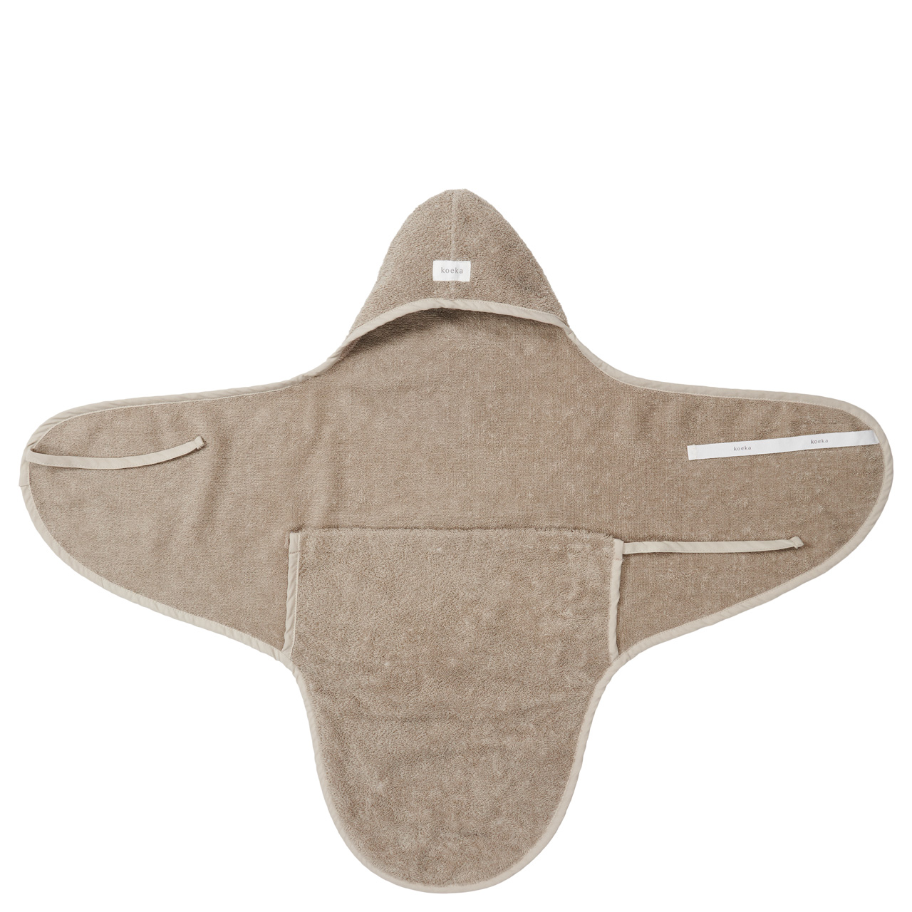 Wrap towel new born Luz clay