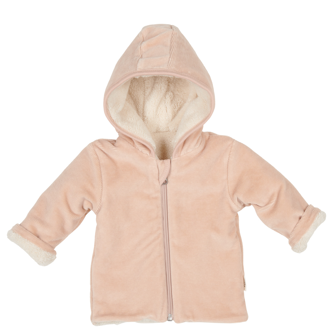 Baby jacket reversible Oddi rosa salt