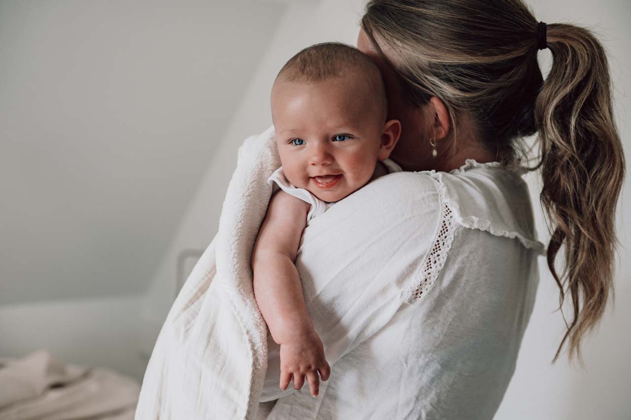 Cot blanket teddy Faro warm white