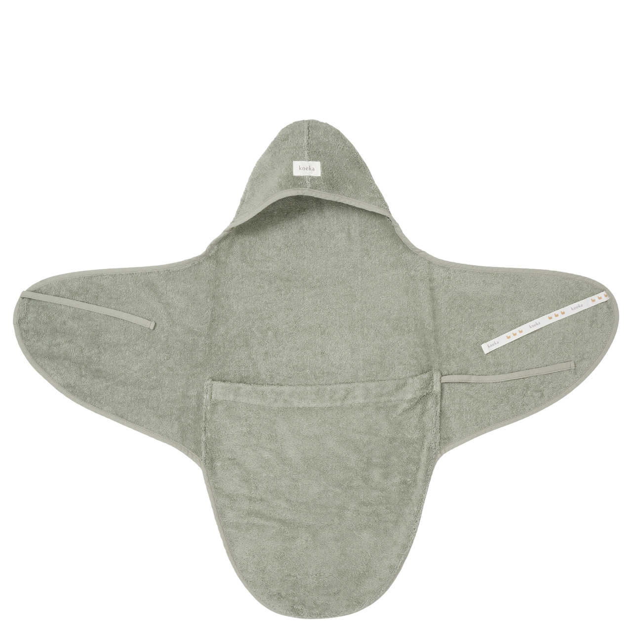 Couverture nouveau né Dijon Daily shadow green