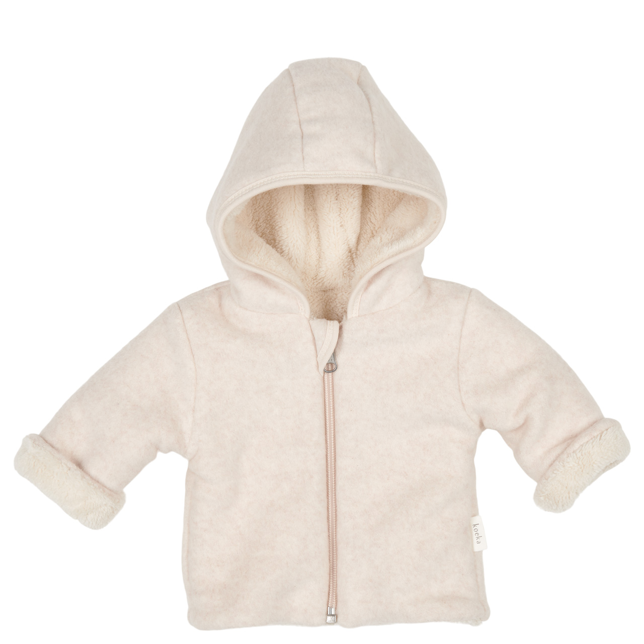 Baby jacket reversible Denver nougat
