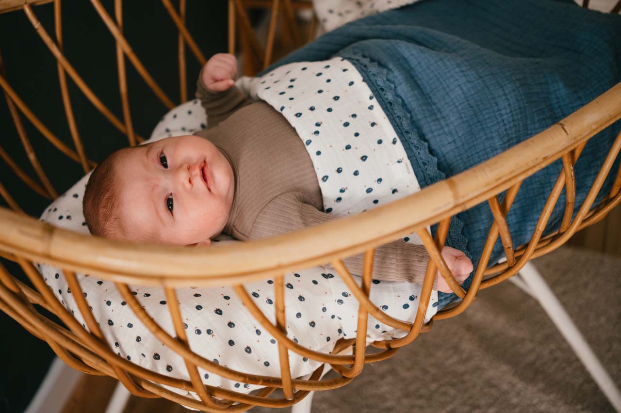 Baby Spannbettlaken Lugo off white