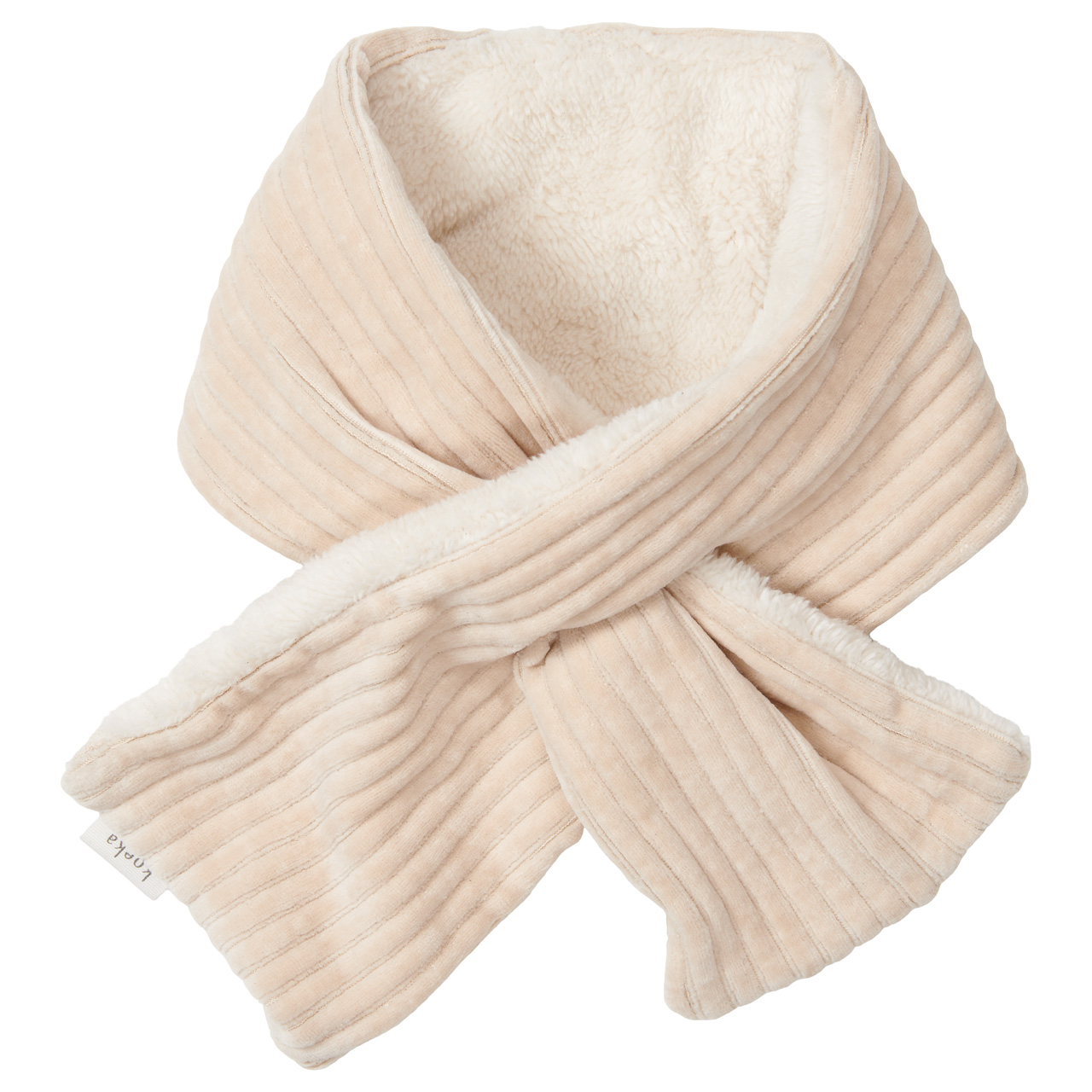 Scarf teddy Vik sand