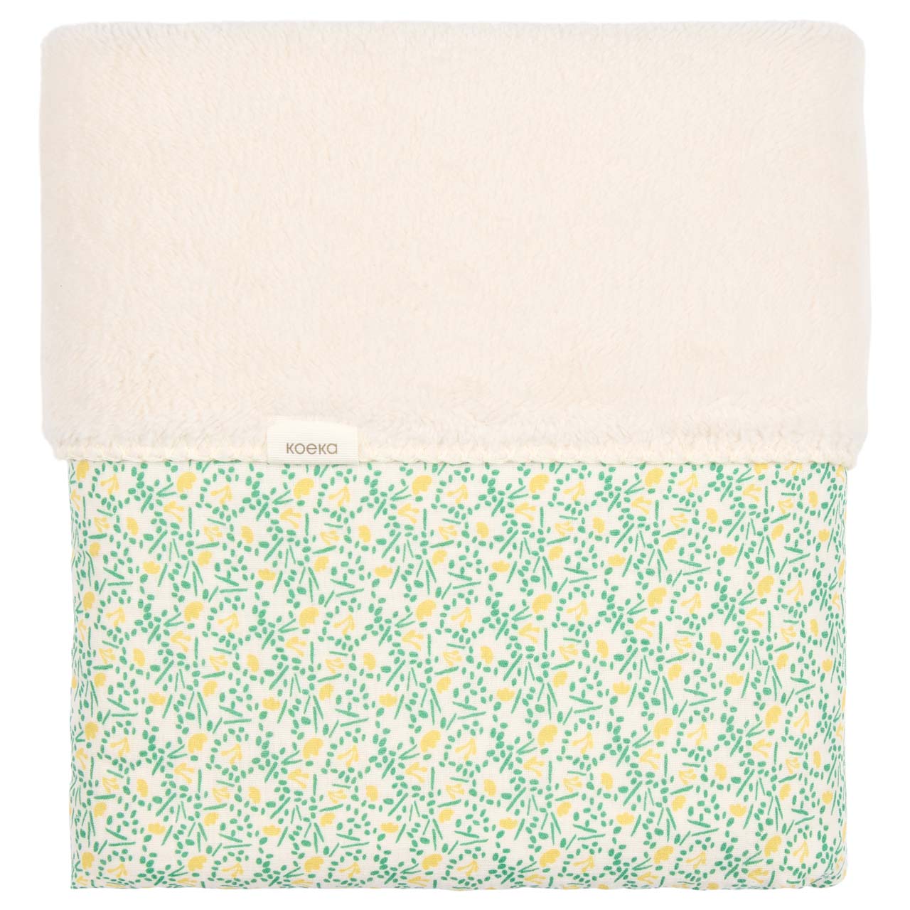Couverture berceau teddy Meadow off white
