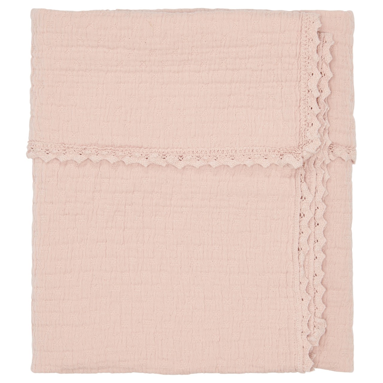 Wiegdeken Lace Elba rosa salt