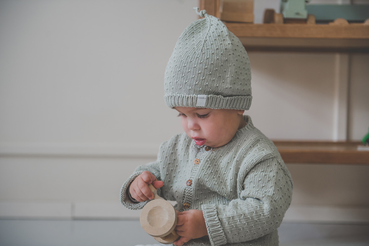 Baby Mutsje Florin sage
