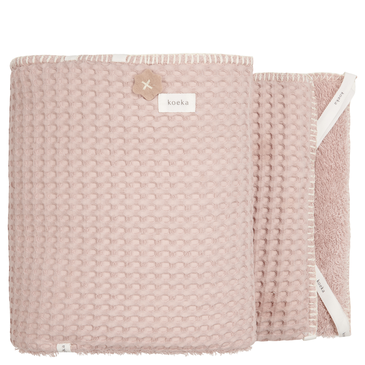 Play pen - / Cot bumper Amsterdam grey pink