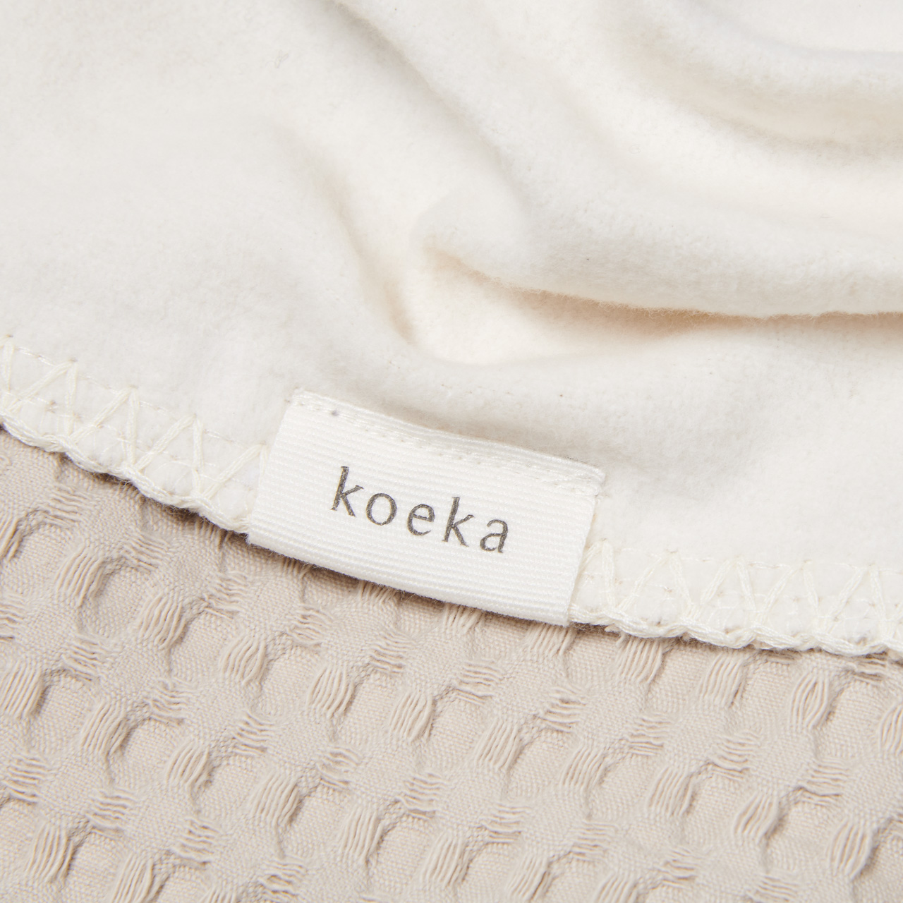 Babydecke cotton Fleece Amsterdam sand