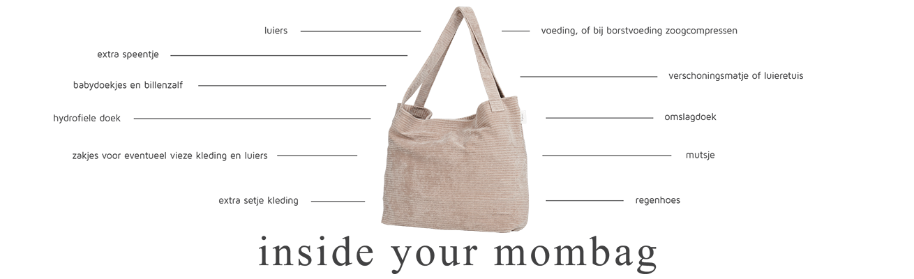 Inside your mom bag