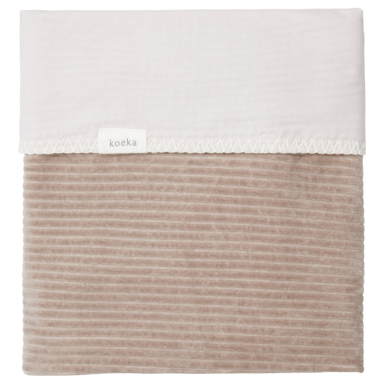 Couverture berceau flanelle Vik clay