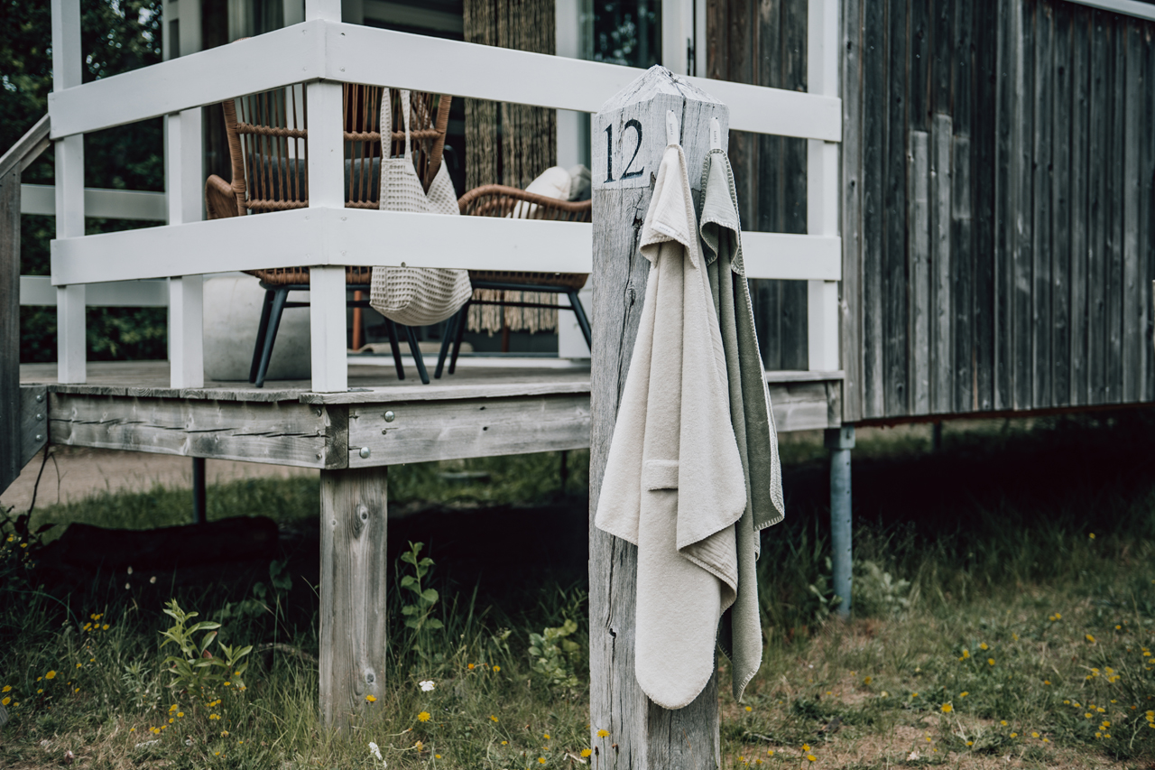 Wickeltuch Faro warm white