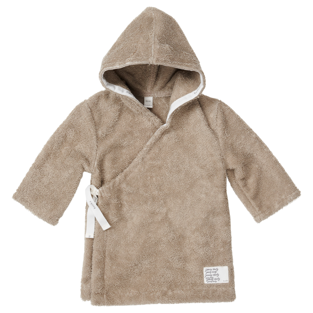 Baby bathrobe Luz clay