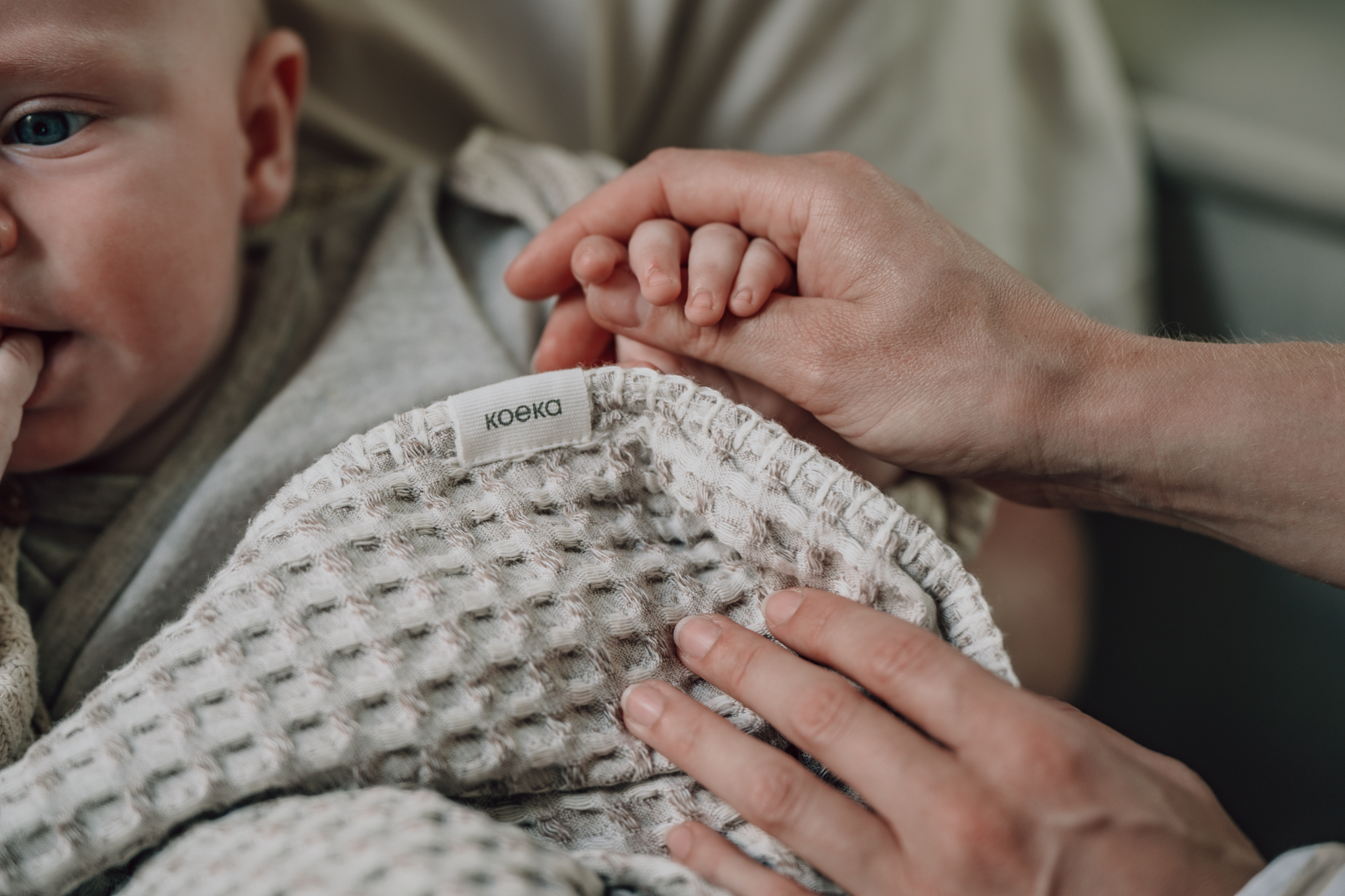 Couverture berceau cotton polaire Amsterdam crumble