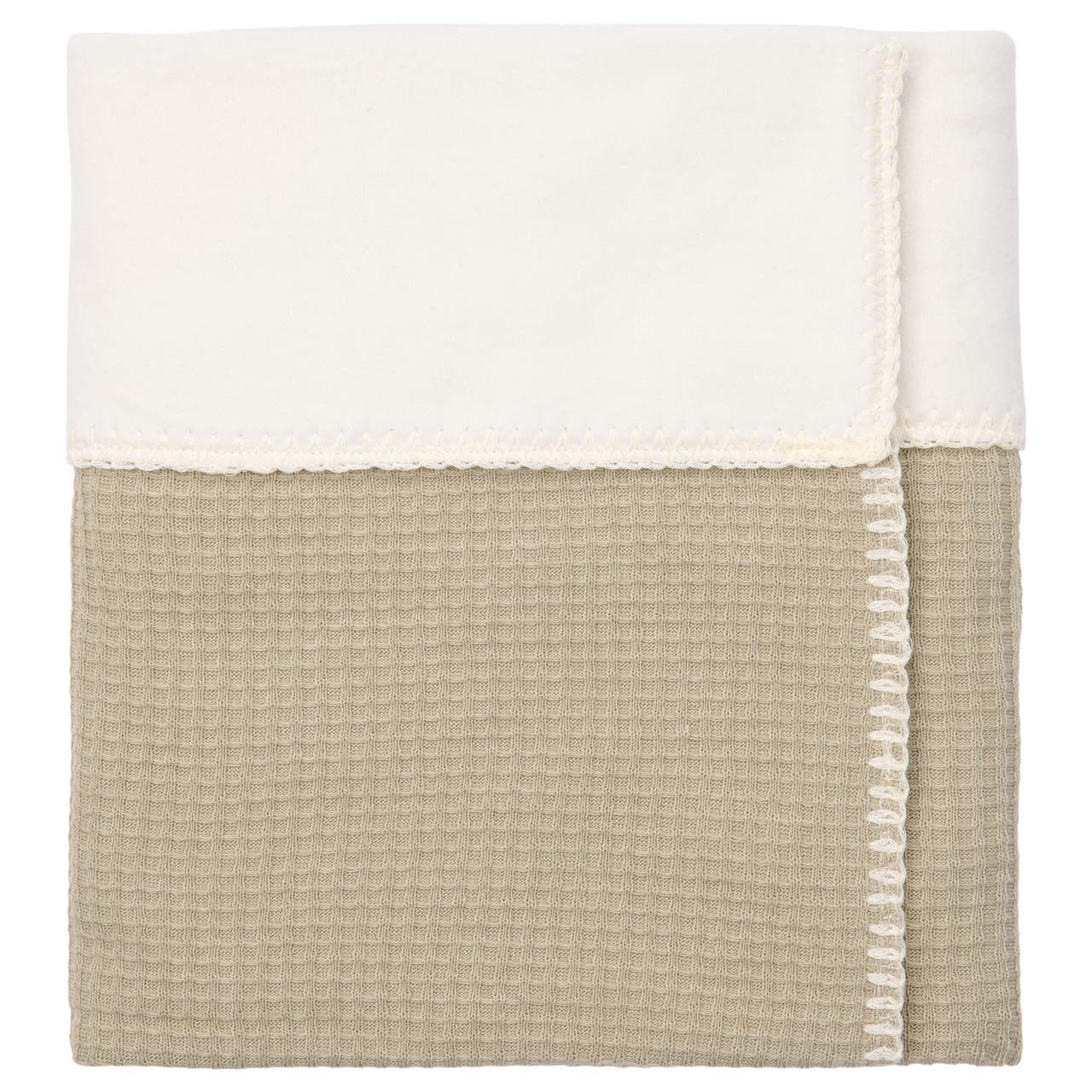 Wiegdeken Cotton Fleece Malaga sage