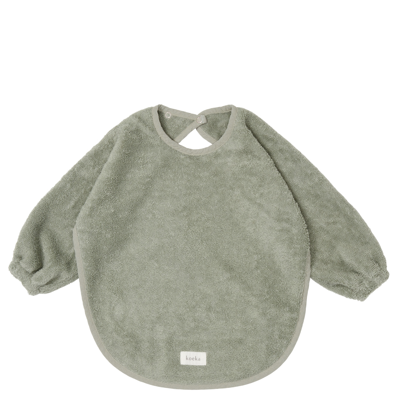 Bib with sleeves Dijon Daily shadow green