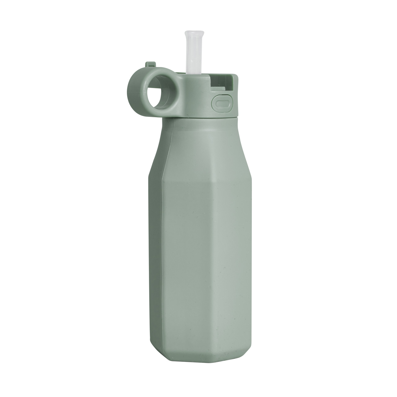 Silicone Water Bottle Khaki green