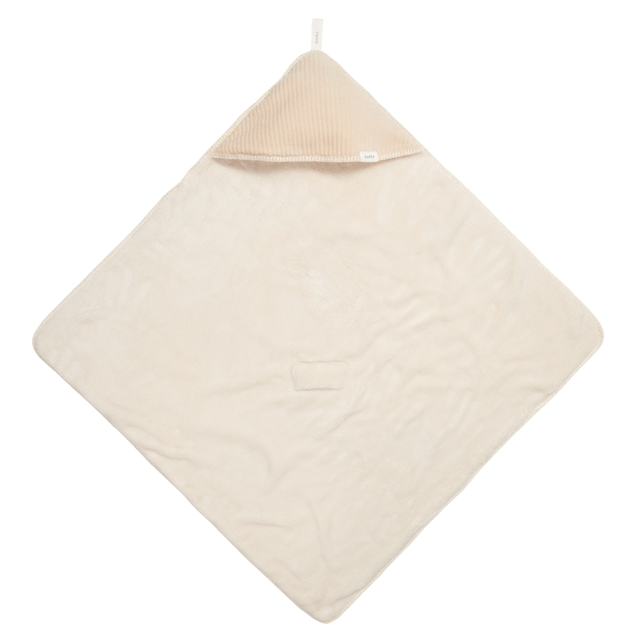 Couverture enveloppante teddy Vik sand