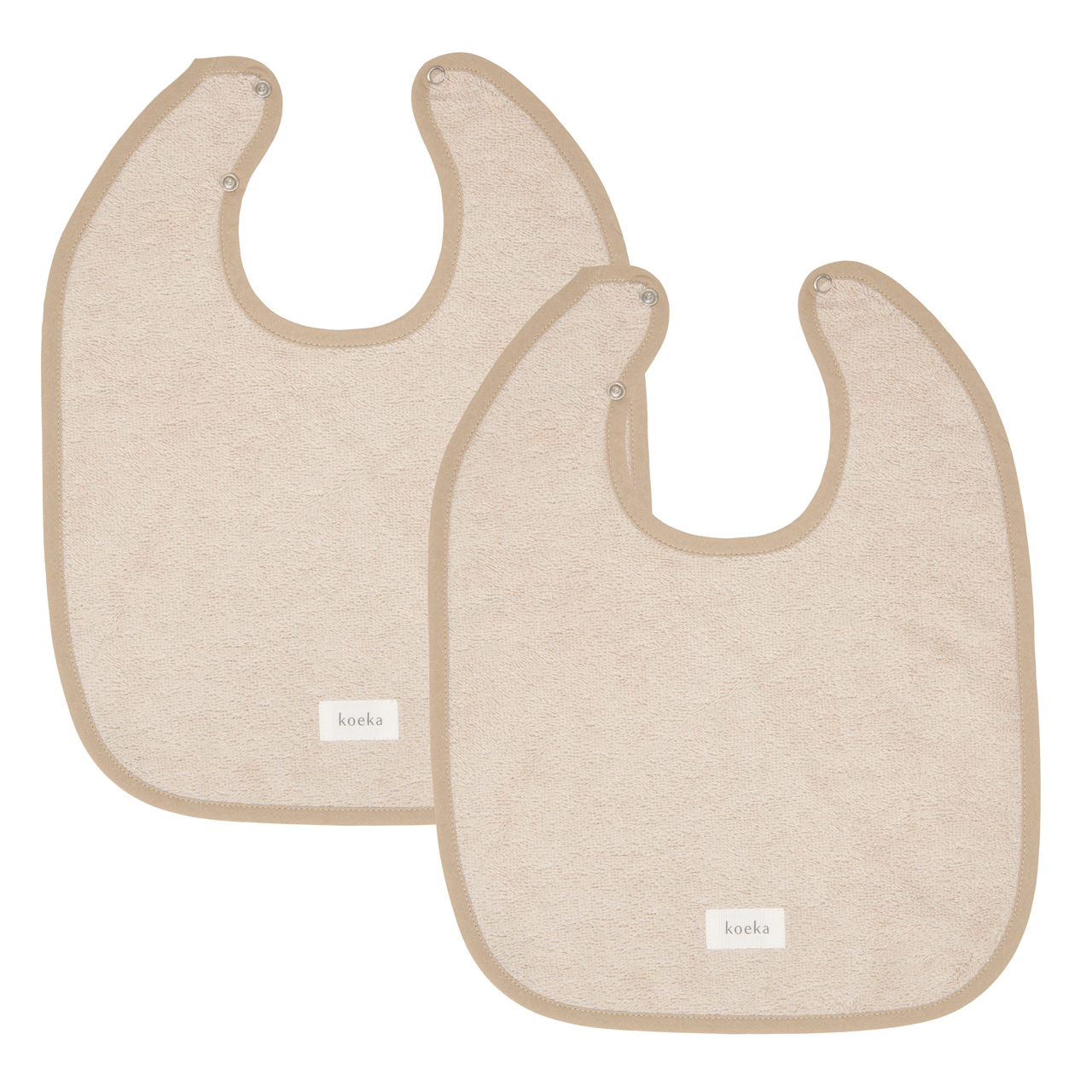 Bavoir 2-pack Dijon Daily sand