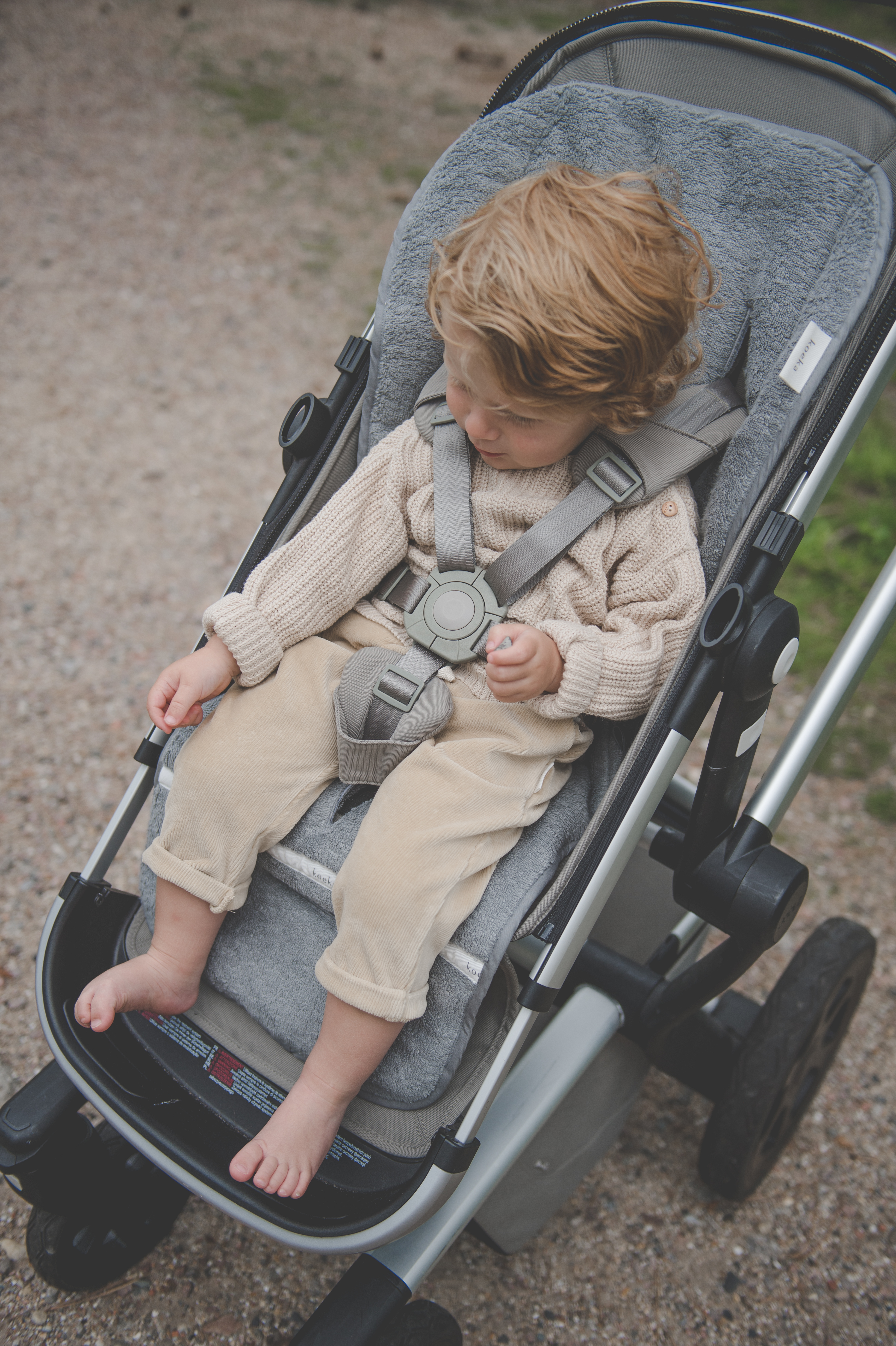 Teken een foto kristal Ja Buggy Inlegkussen Dijon Daily steel grey