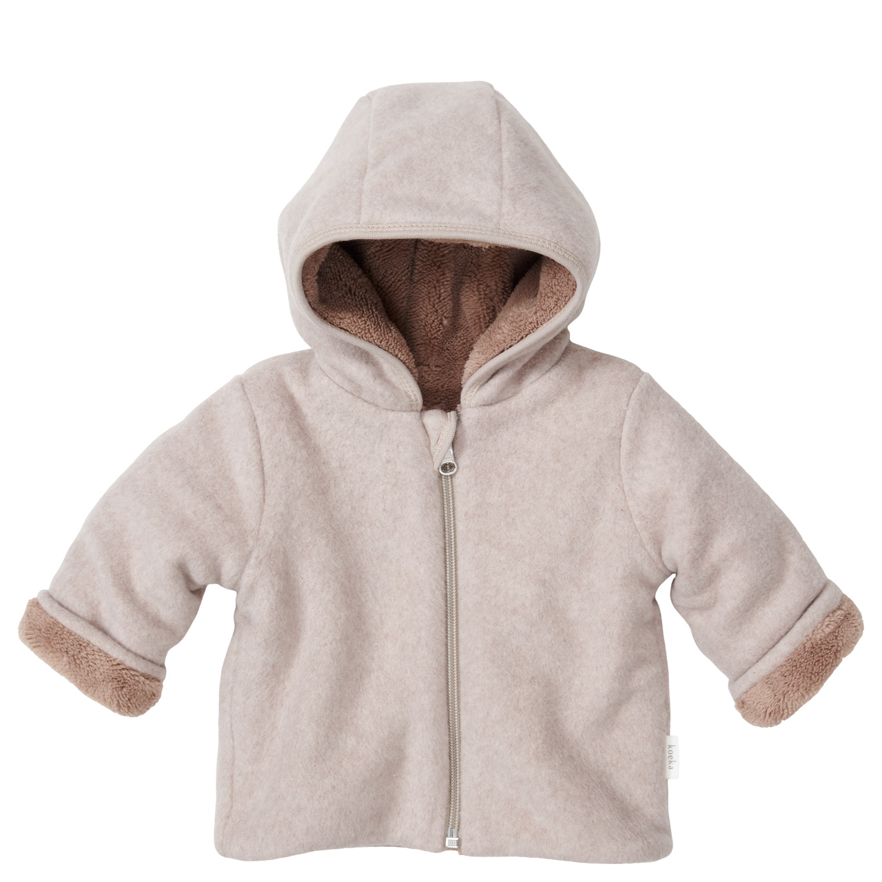 Baby jacket reversible Denver clay/chestnut