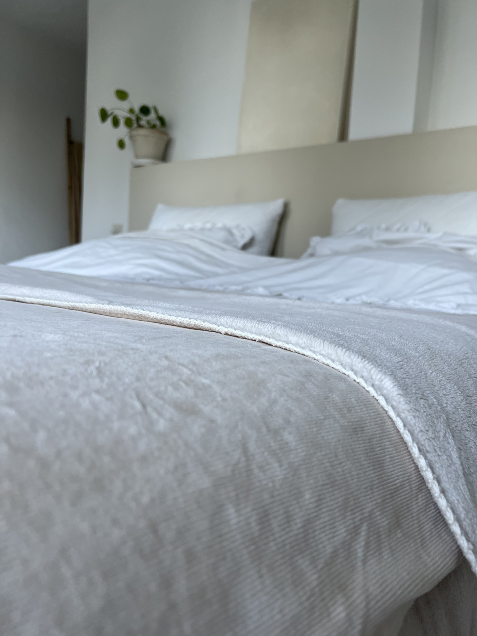 Eenpersoonsdeken Teddy Oddi warm white