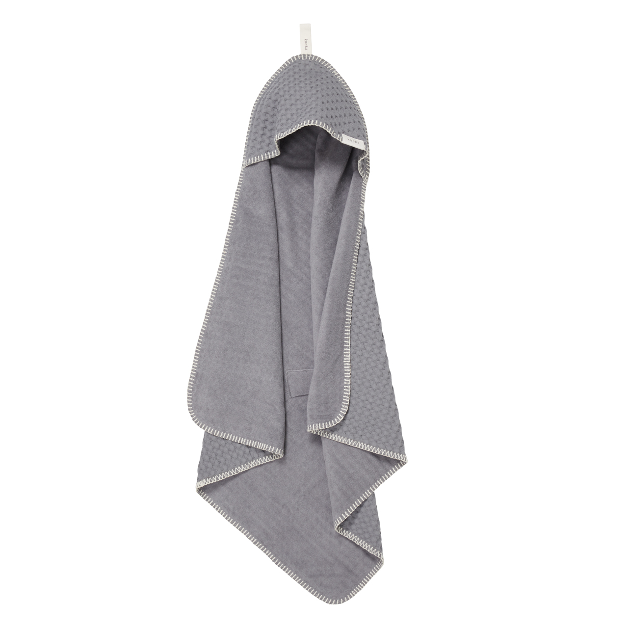 Omslagdoek Wafel Antwerp steel grey
