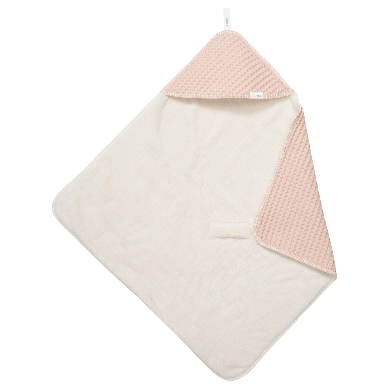 Couverture enveloppante teddy Oslo rosa salt