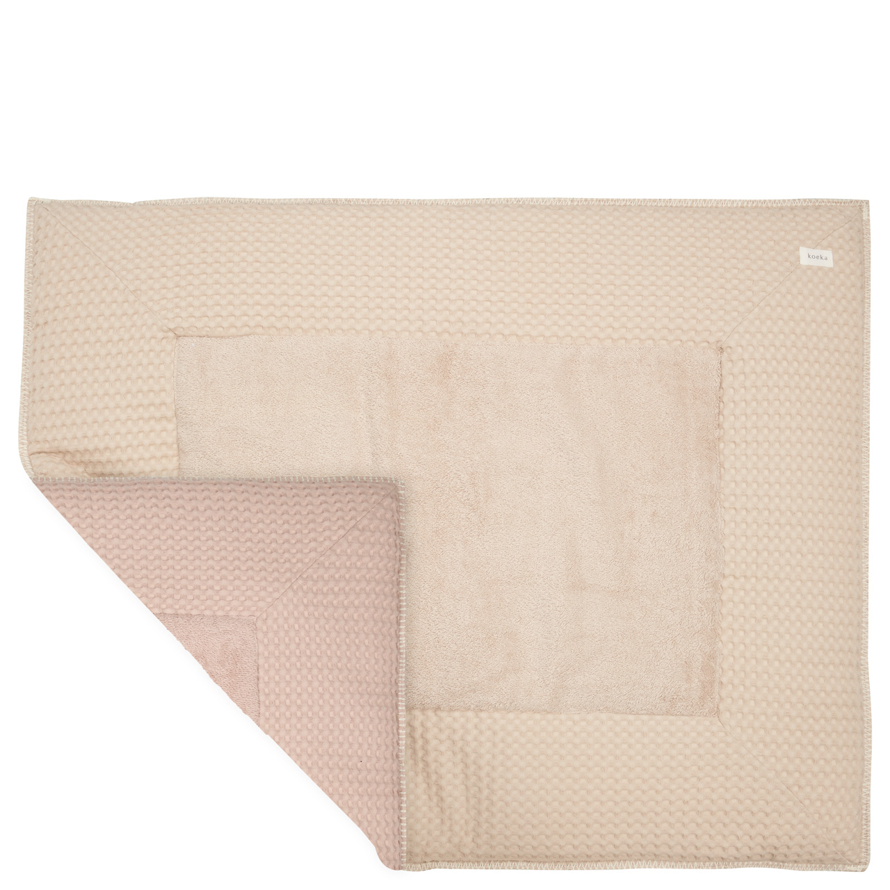 Playpen mat Amsterdam rosa salt/sand
