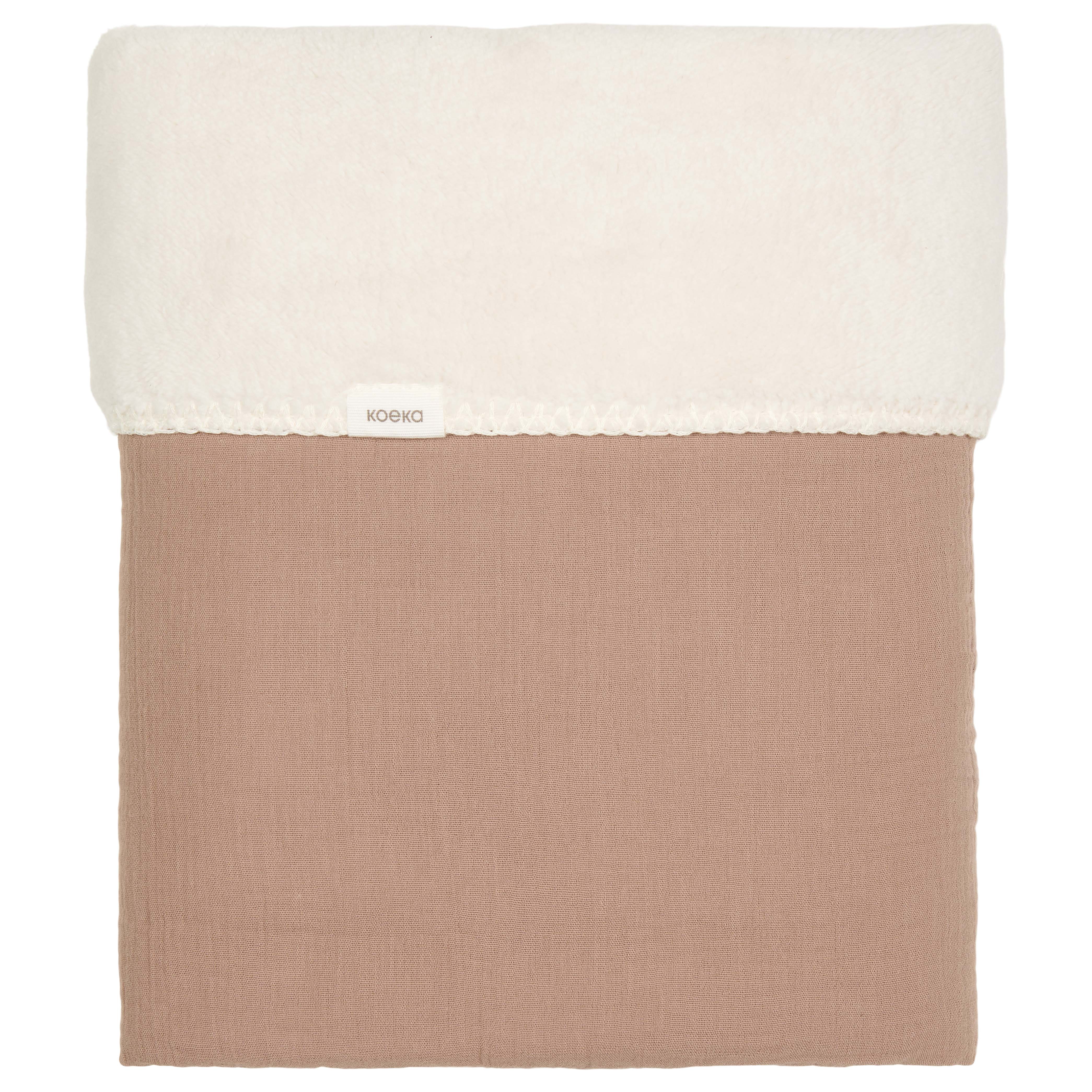 Couverture pour lit bébé teddy Faroo caffe