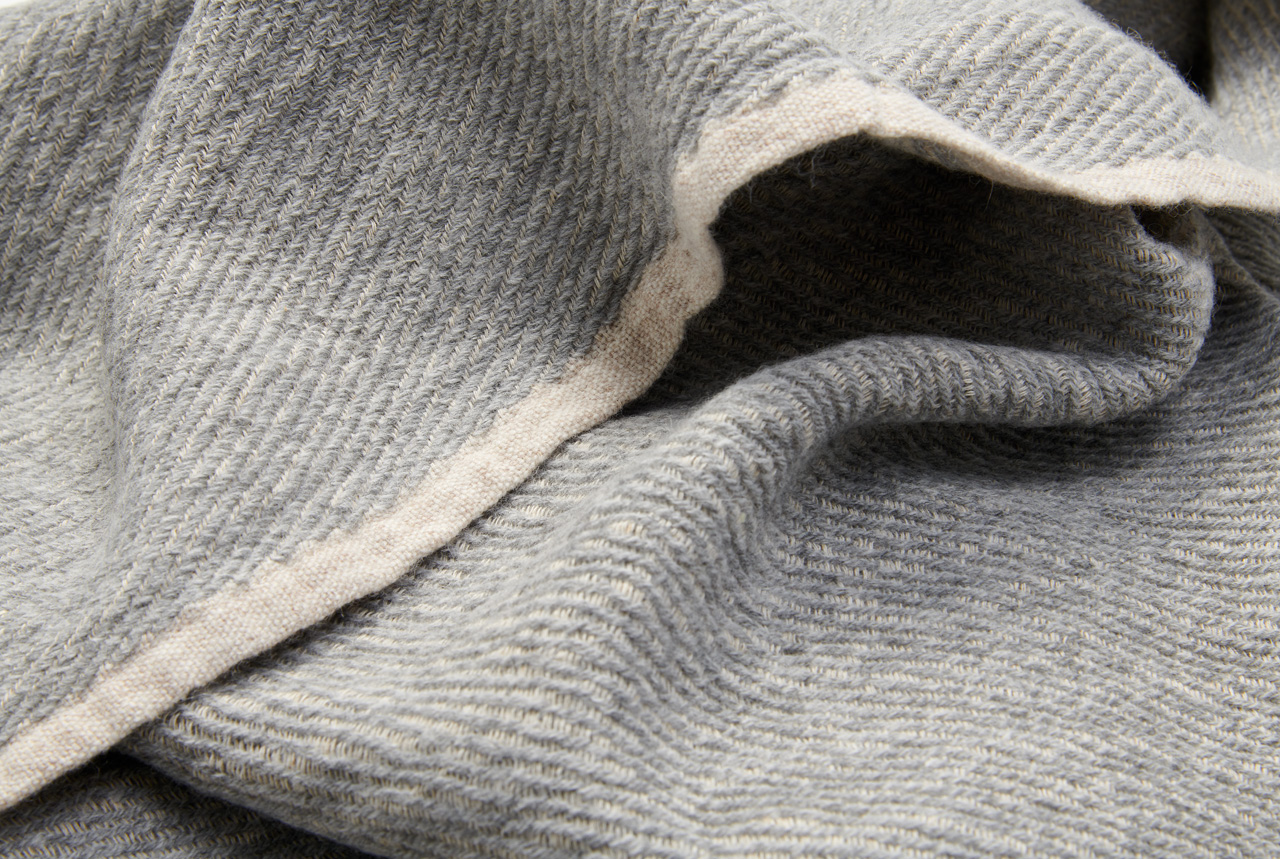 Bassinet blanket Toronto soft grey