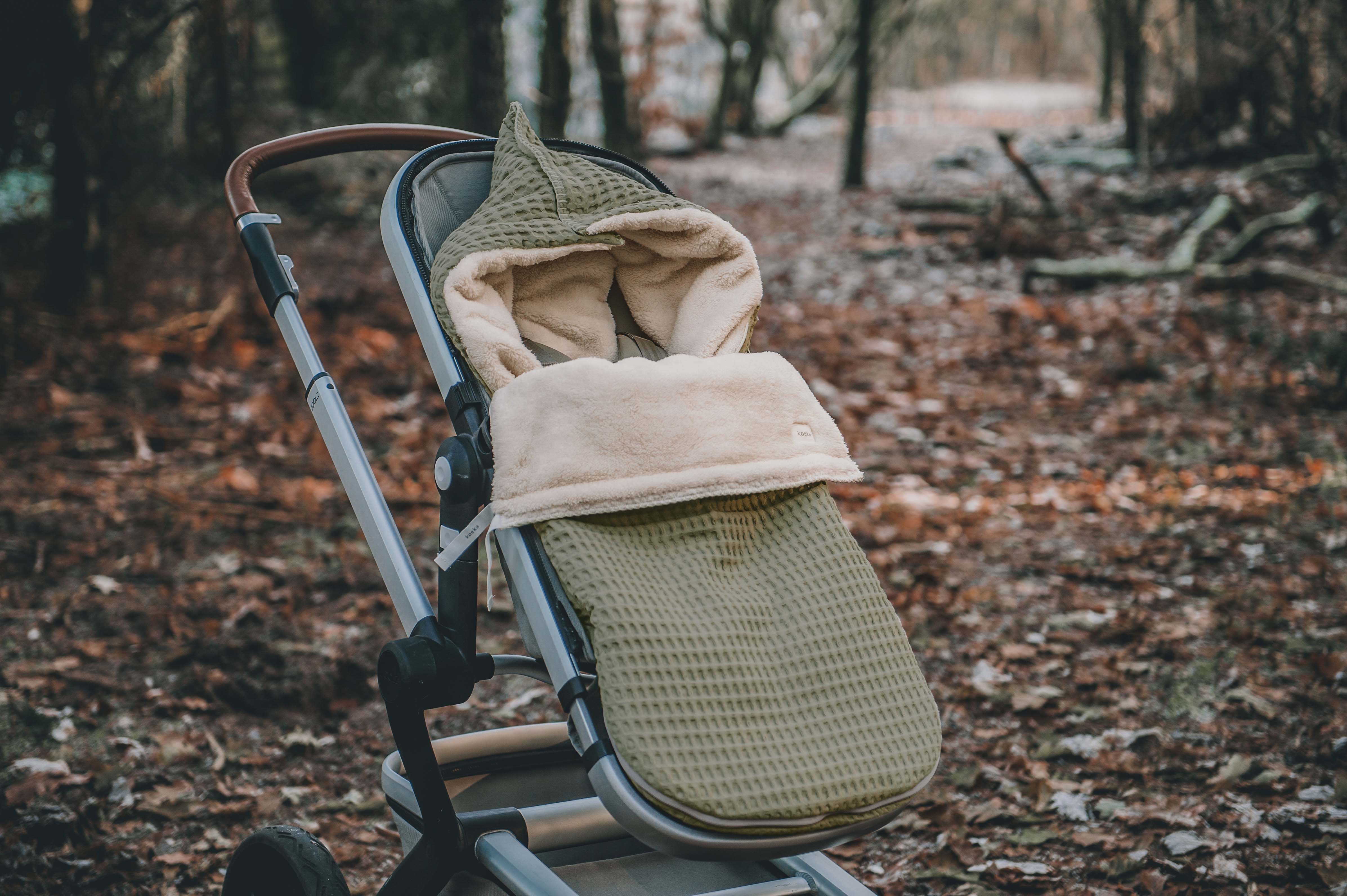 Buggy Voetenzak Wafel/teddy Oslo moss